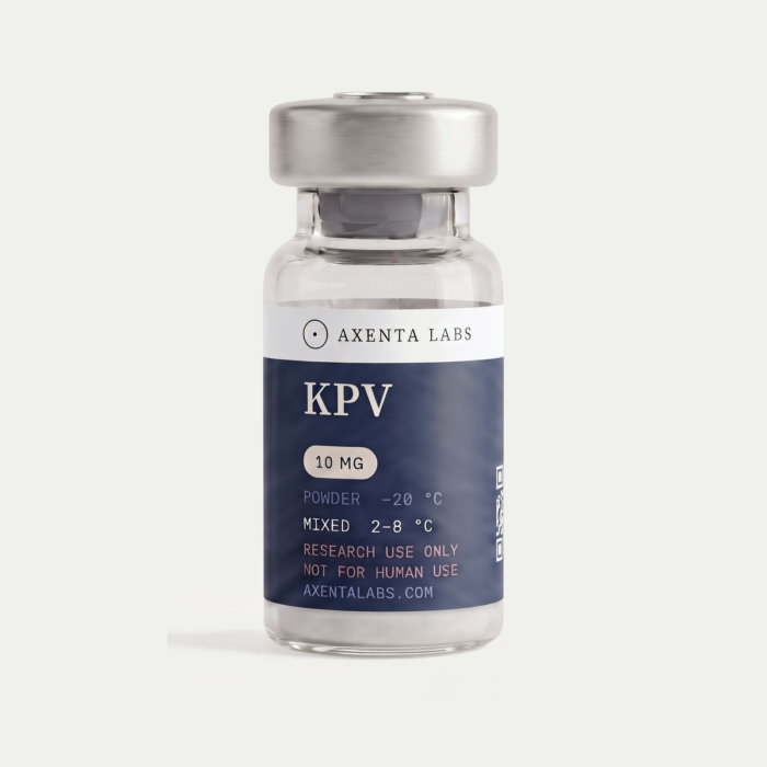 KPV 10 mg research peptide vial — Axenta Labs