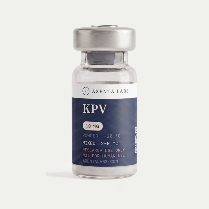 KPV 10 mg research peptide vial — Axenta Labs