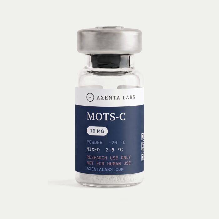 MOTS-C 10 mg research peptide vial — Axenta Labs