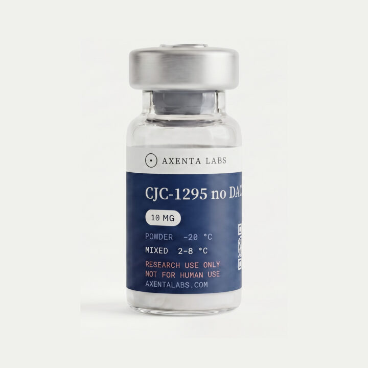 CJC-1295 without DAC 10 mg research peptide vial — Axenta Labs