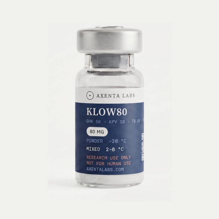 KLOW80 Blend 80 mg research peptide vial — Axenta Labs