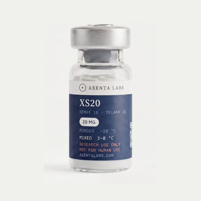 XS20 Blend 20 mg research peptide vial — Axenta Labs